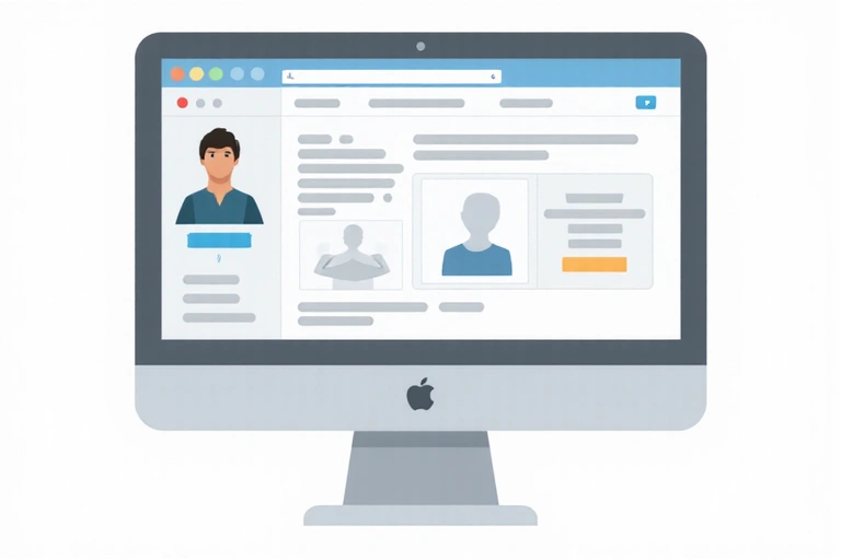 Icona di un display con un'interfaccia utente personalizzata